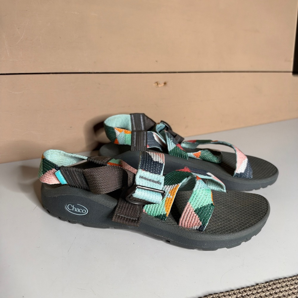 Chaco Z1 Classic Women 9 Sport Sandals Geometric Multi Color J107078